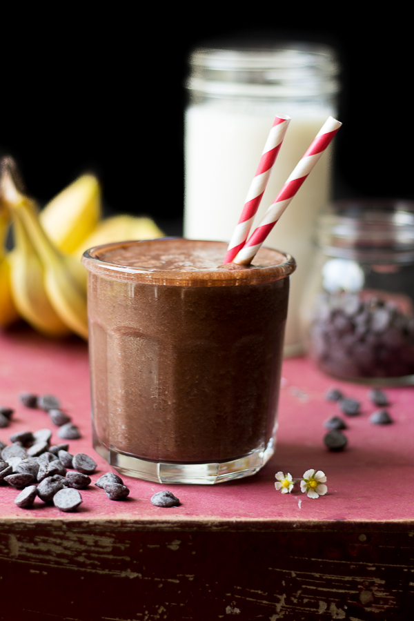 5-Ingredient Chocolate Banana Milkshake.