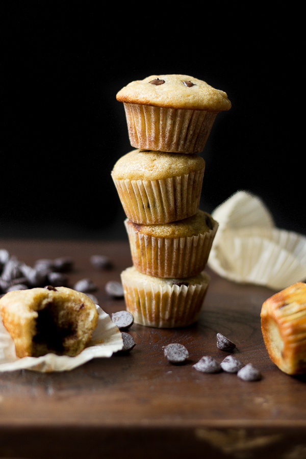 Back-to-School Banana Chocolate Chip Muffins.