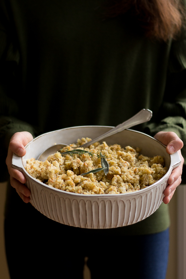 Simple Herb Parmesan Stuffing.