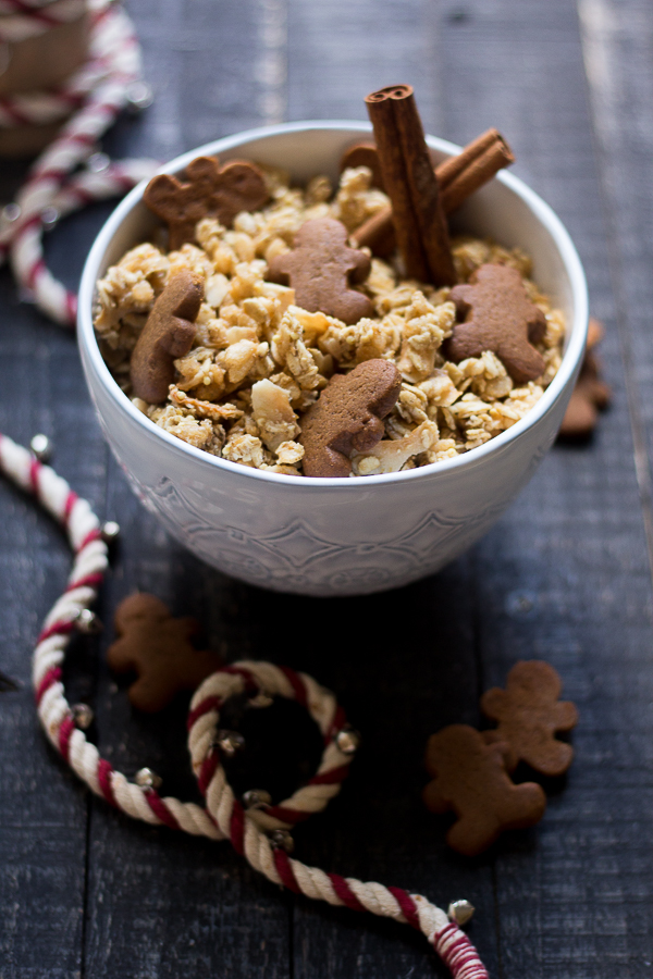 Gingerbread Cookie Spice Granola.