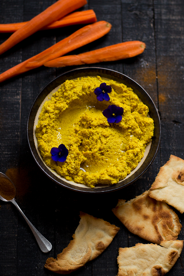 Roasted Cauliflower Tahini Dip (+ video).