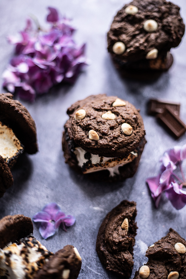 Mocha White Chocolate Cabin Fever Cookies.